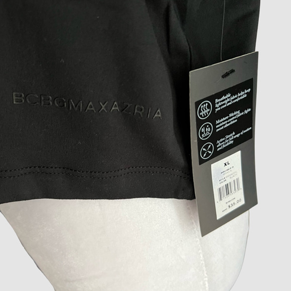 BCBGMaxAzria Kylie Crop Tee Black, NWT- Size XL - Picture 4 of 9